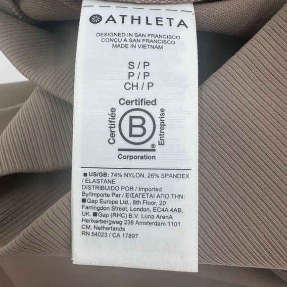 Athleta Pants Women Small Beige NEW Venice Flare High Rise Stretch Performance - Picture 9 of 14